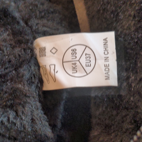 Polar Women's Zip/Lace-Up Black Quilted Boot, Size 6 - Picture 7 of 12